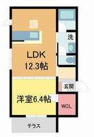 コンフォート池田室町の間取り