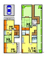 物件の間取り画像