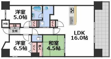 物件の間取り画像