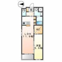 福岡県福岡市博多区麦野6丁目(マンション)の賃貸物件の間取り