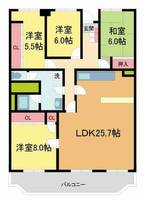 物件の間取り画像