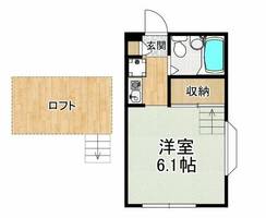 シャンブル西野の間取り