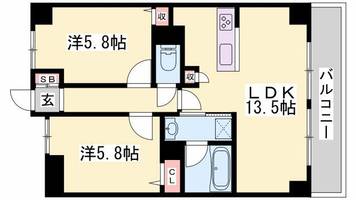 物件の間取り画像