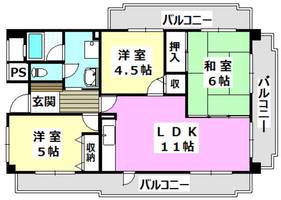物件の間取り画像