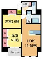 物件の間取り画像