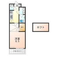 大阪府堺市西区浜寺諏訪森町西1丁(アパート)の賃貸物件の間取り