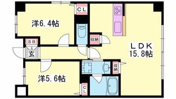 物件の間取り画像