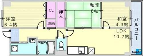 物件の間取り画像