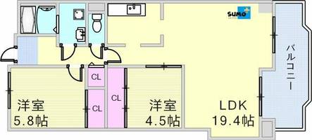 物件の間取り画像