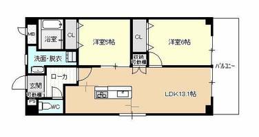物件の間取り画像