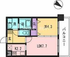 コンダクト福岡東の間取り