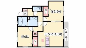 ハイムエルピスIIIの間取り