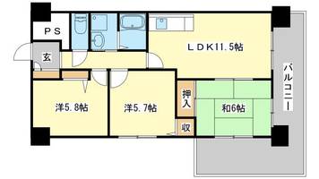 物件の間取り画像