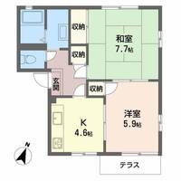 東灘ハイツ203の間取り