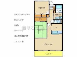 物件の間取り画像