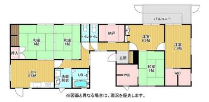 福岡県北九州市小倉南区若園2丁目(アパート)の賃貸物件の間取り