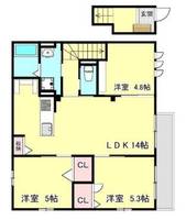 物件の間取り画像