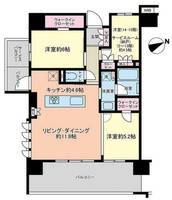 レーベン姫路本町1401の間取り