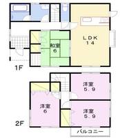 物件の間取り画像