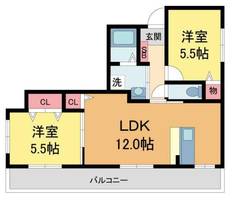 物件の間取り画像