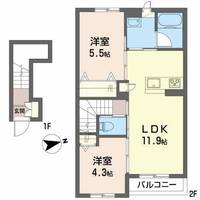 物件の間取り画像