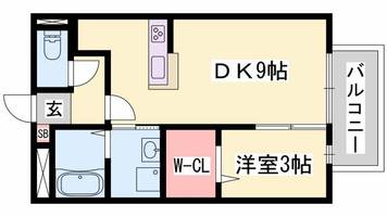 セリバテール荒川102の間取り