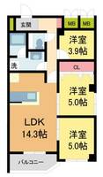 チェリーデ宝塚の間取り