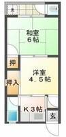 たくみ荘7の間取り