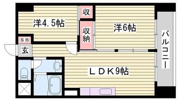 インタービレッジ西夢前台の間取り