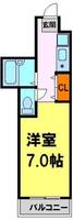 ディアコート川西 弐番館403の間取り