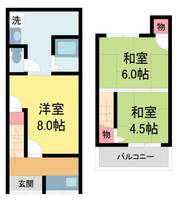 兵庫県宝塚市中野町(一戸建)の賃貸物件の間取り