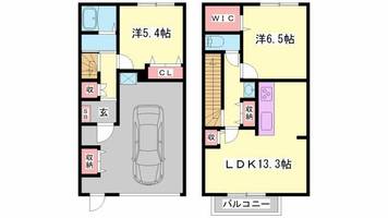 物件の間取り画像