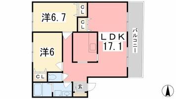 物件の間取り画像