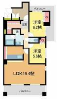 ベルク西宮シュトラール204の間取り