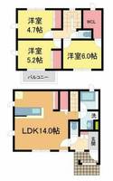 物件の間取り画像