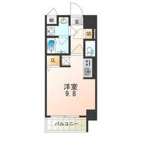 大阪府大阪市港区市岡元町1丁目(マンション)の賃貸物件の間取り