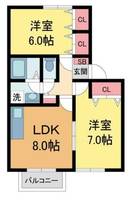 ラ・メゾン御殿山の間取り