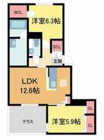 物件の間取り画像
