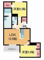 物件の間取り画像