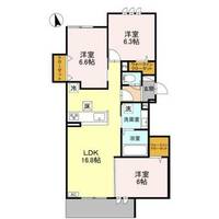 兵庫県西宮市津門大塚町(アパート)の賃貸物件の間取り