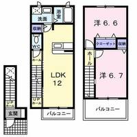 ヴィラ・サンライズAの間取り