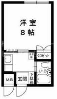 西宮サンハイツ102の間取り