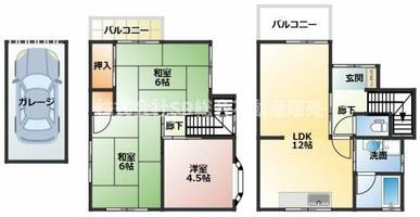 物件の間取り画像