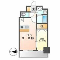 ディアレイシャス浅間町ステーションフロントの間取り