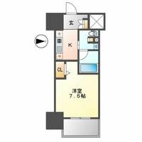 パークアクシス名古屋山王橋1103の間取り