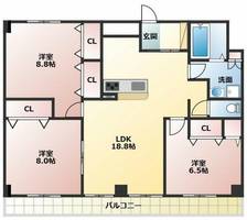 物件の間取り画像