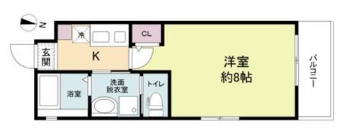 兵庫県伊丹市平松5丁目(アパート)の賃貸物件の間取り