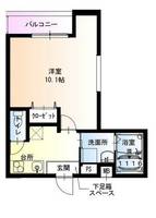 大阪府大東市野崎1丁目(アパート)の賃貸物件の間取り