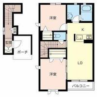 シャーメゾン若江本町0201の間取り