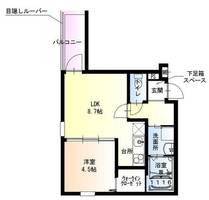 大阪府大東市野崎1丁目(アパート)の賃貸物件の間取り